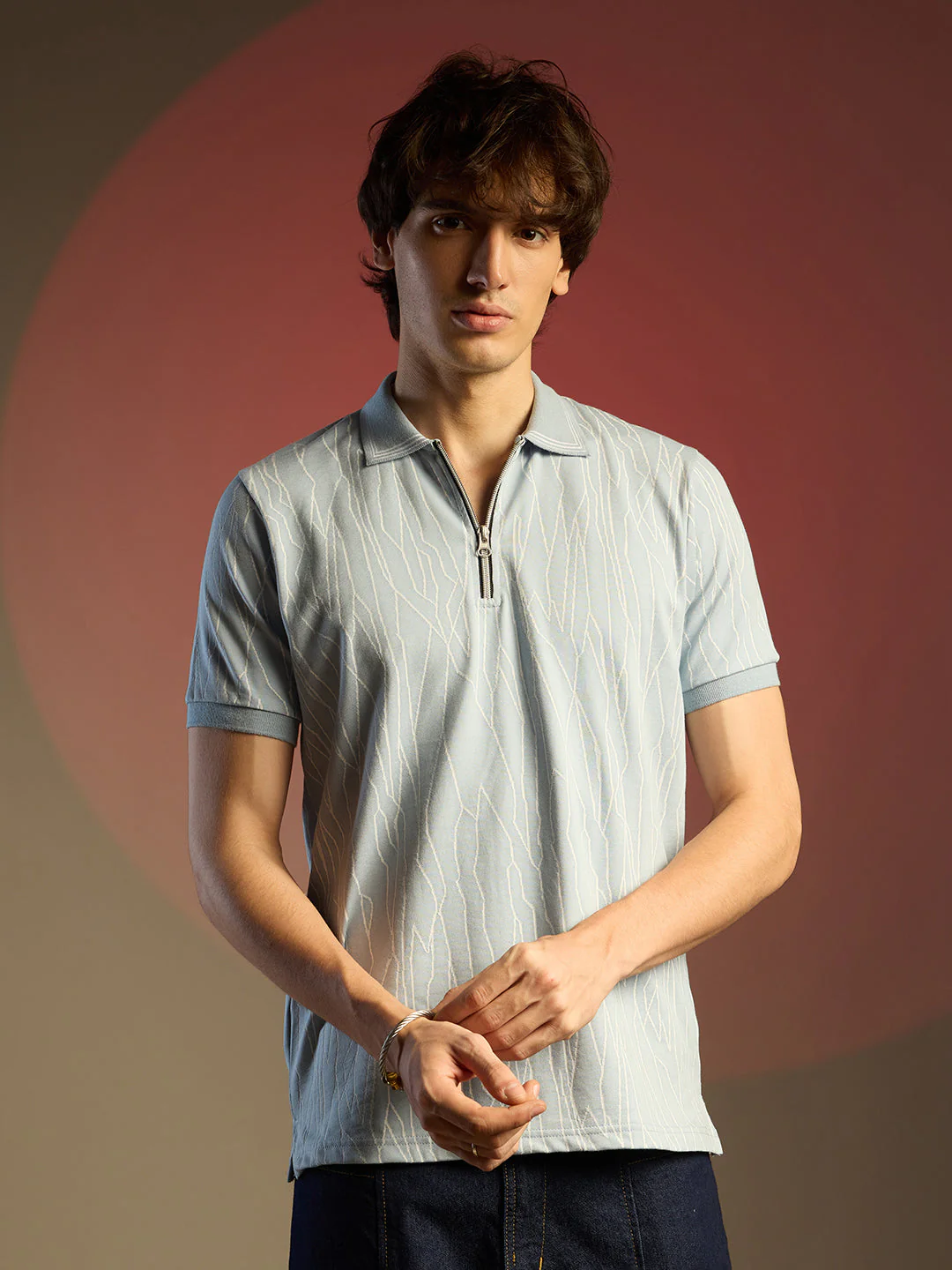 Crevice-Lined T-Shirt - Image 2