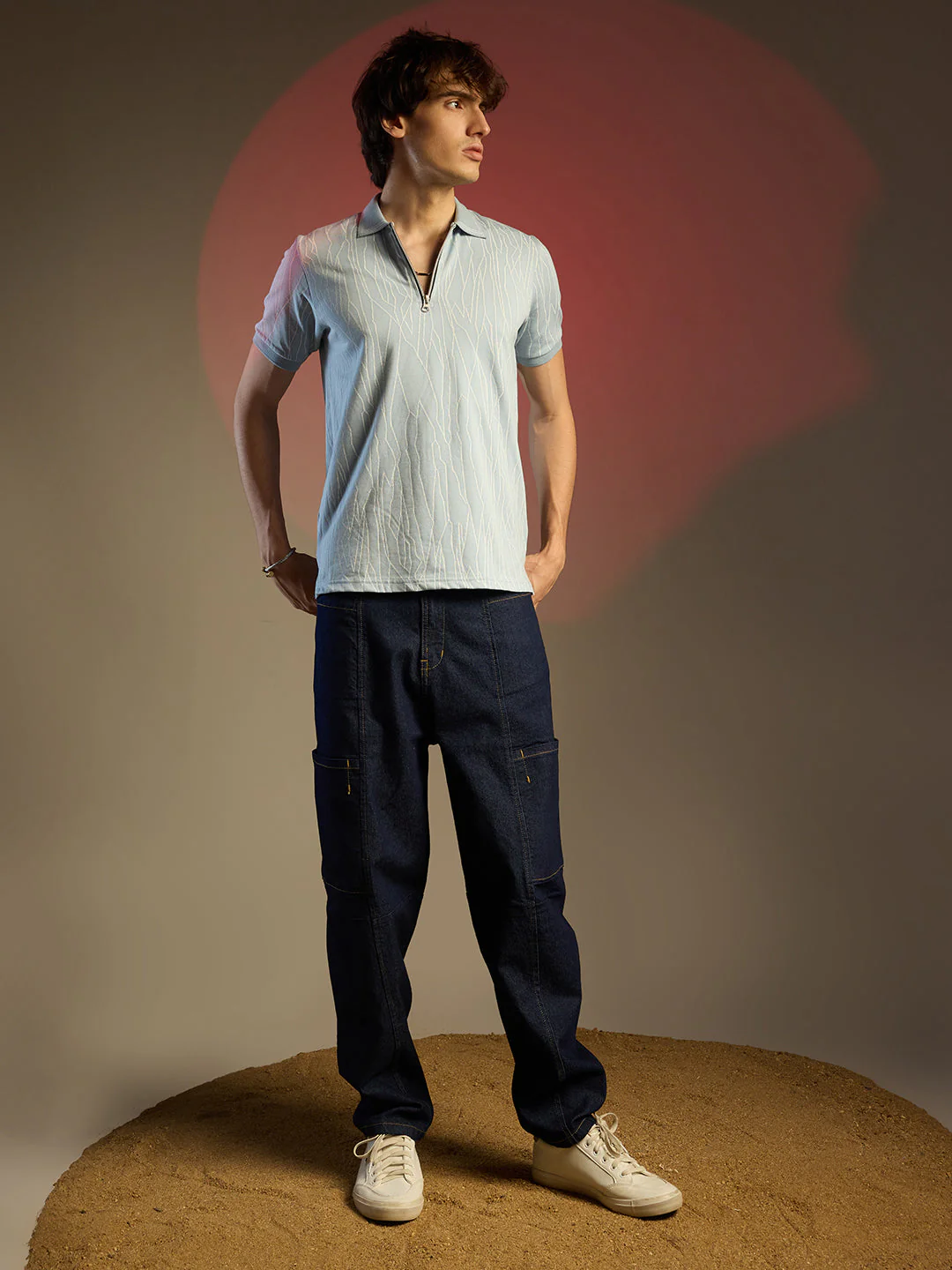 Crevice-Lined T-Shirt - Image 6