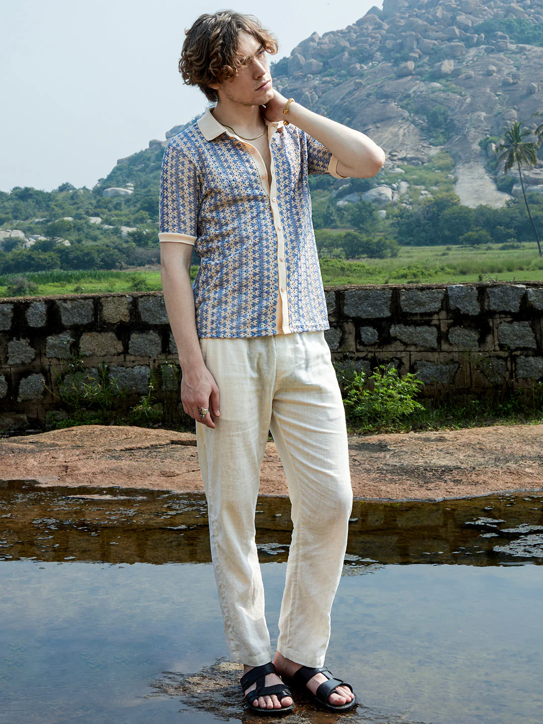 Ditsy Floral Knit Shirt - Image 5