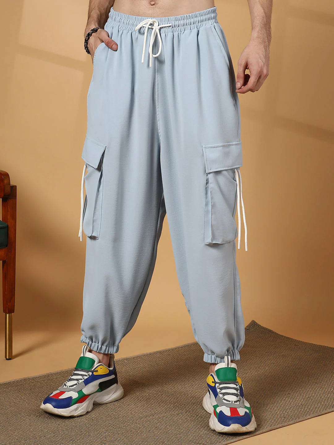 Slouchy Utility Trousers - Image 2