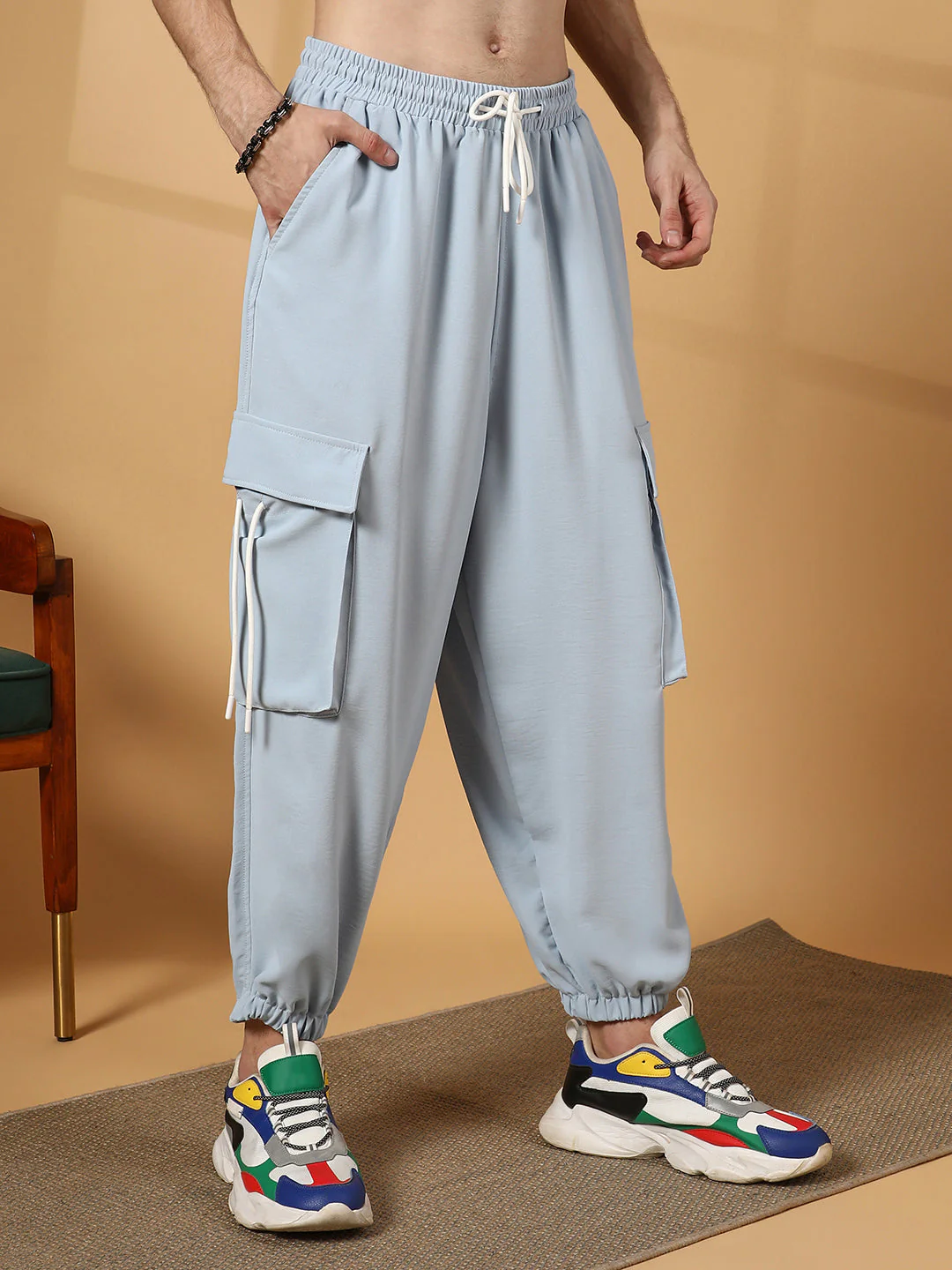Slouchy Utility Trousers - Image 3