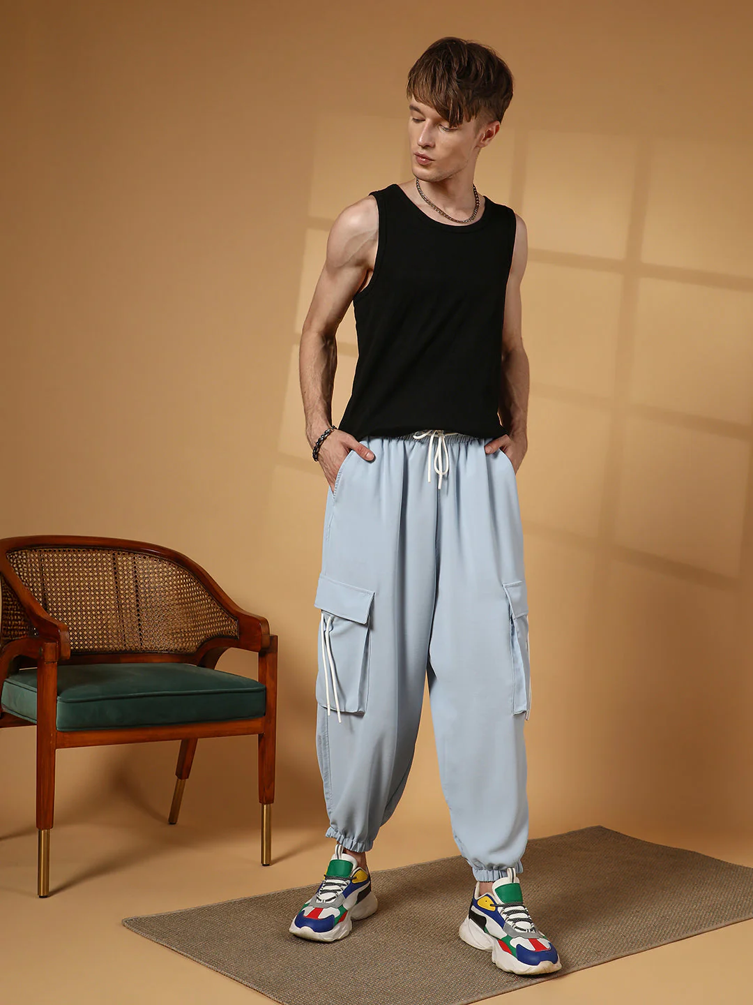 Slouchy Utility Trousers - Image 5
