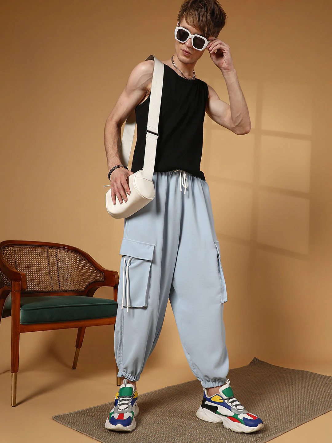 Slouchy Utility Trousers - Image 6
