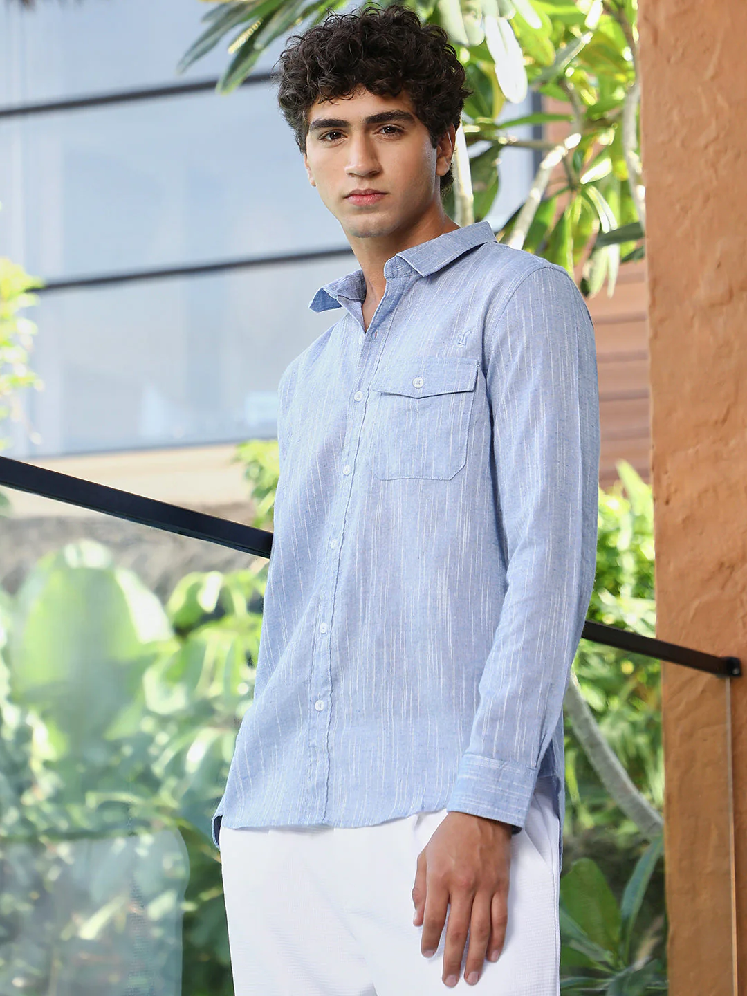 Thread-Jacquard Shirt - Image 3