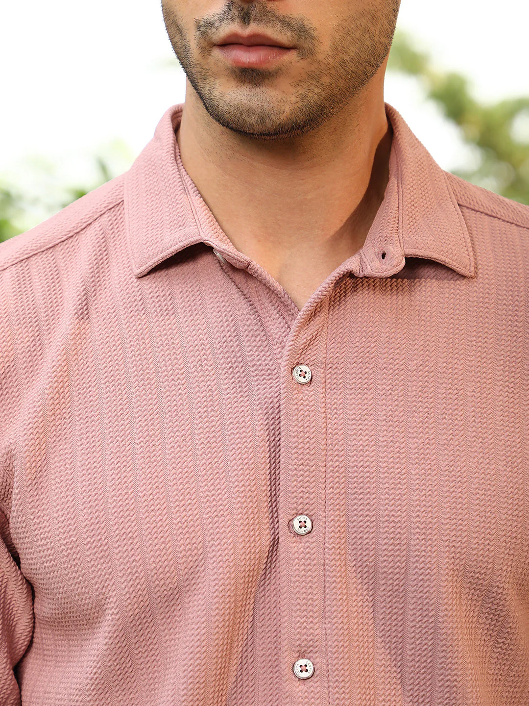 Chevron-Panel Tactile Shirt - Image 7
