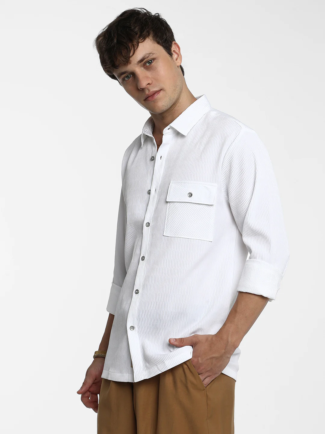 Utility Textured Shirt - Image 10