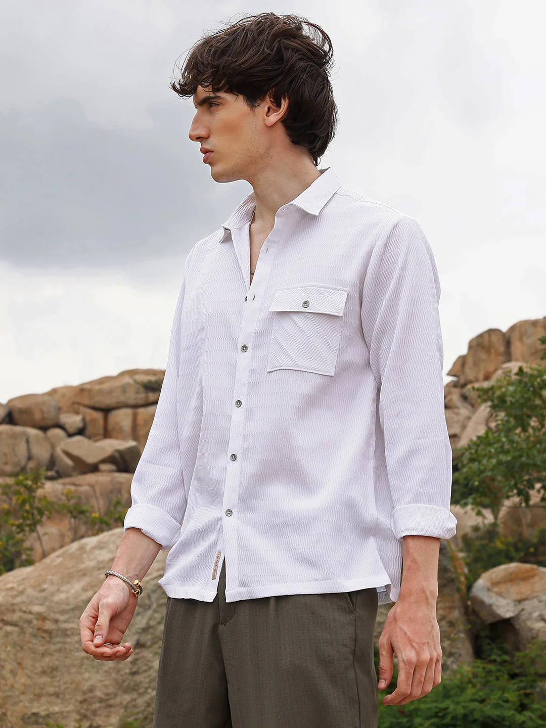 Utility Textured Shirt - Image 3