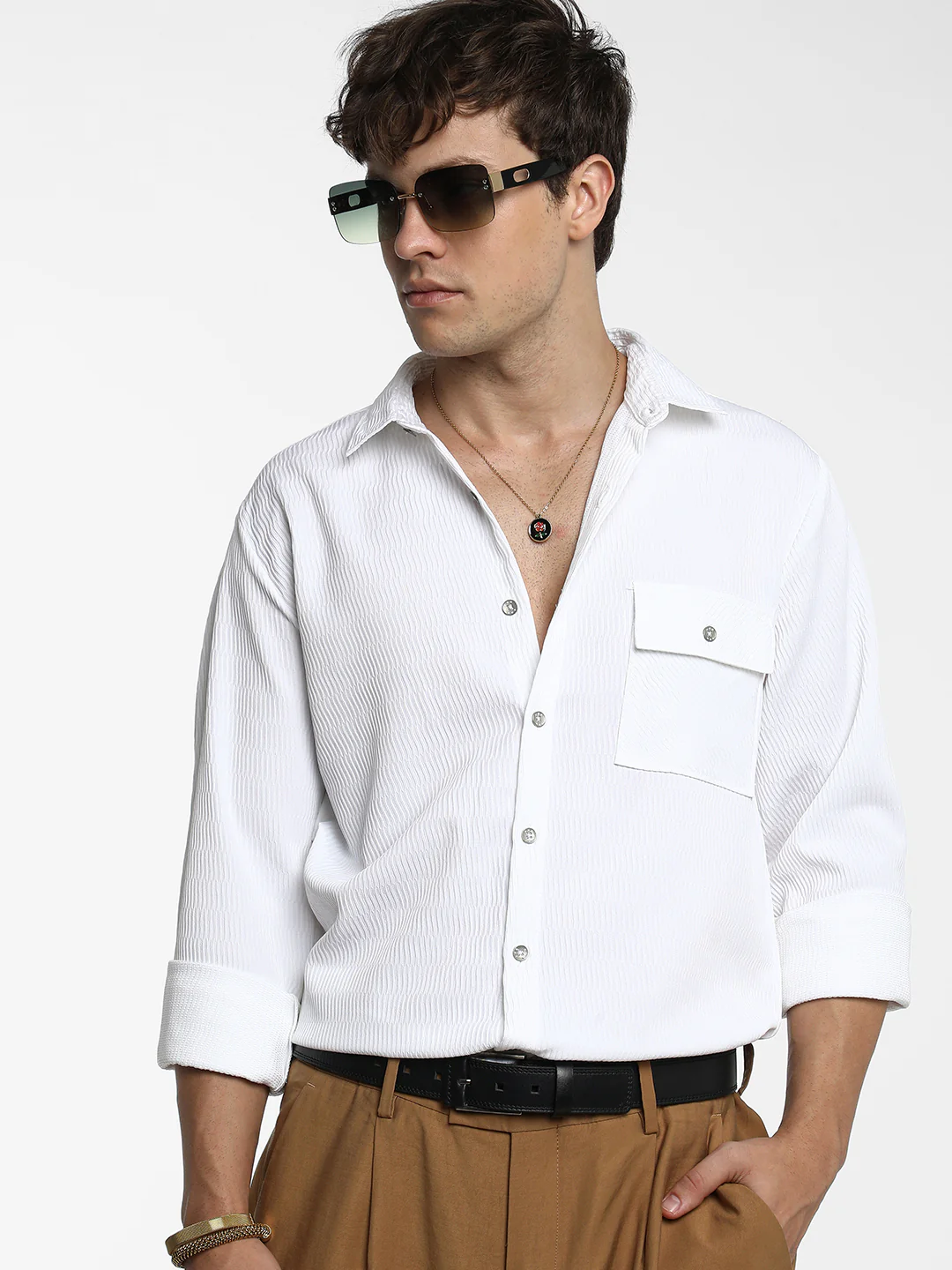Utility Textured Shirt - Image 8