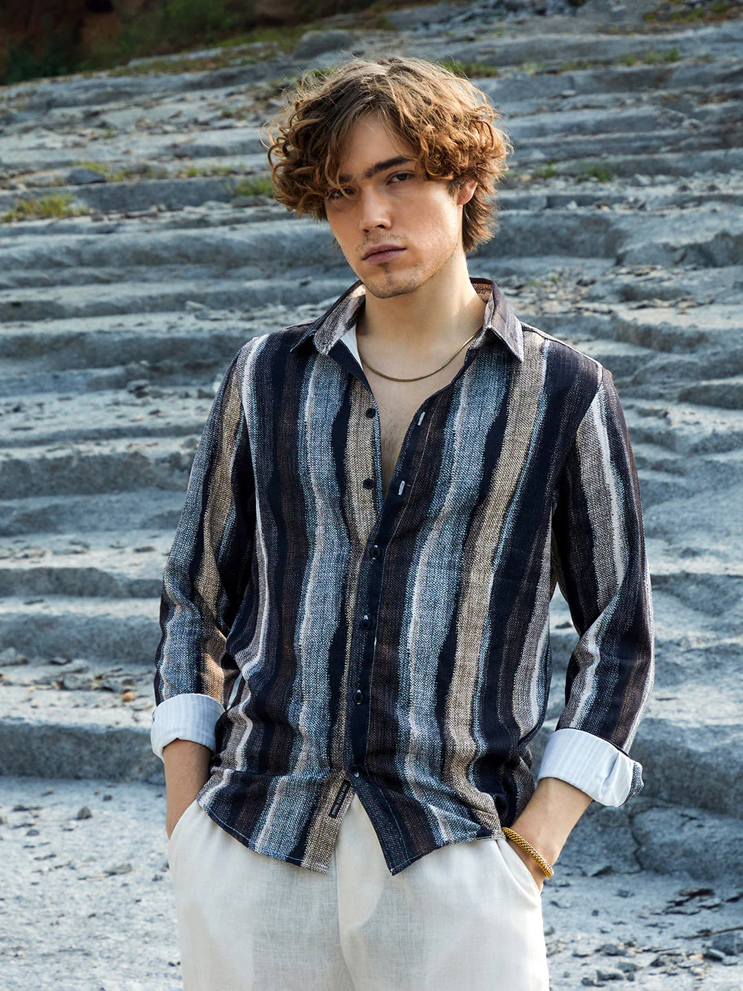 Brushed-Stripe Shirt - Image 2