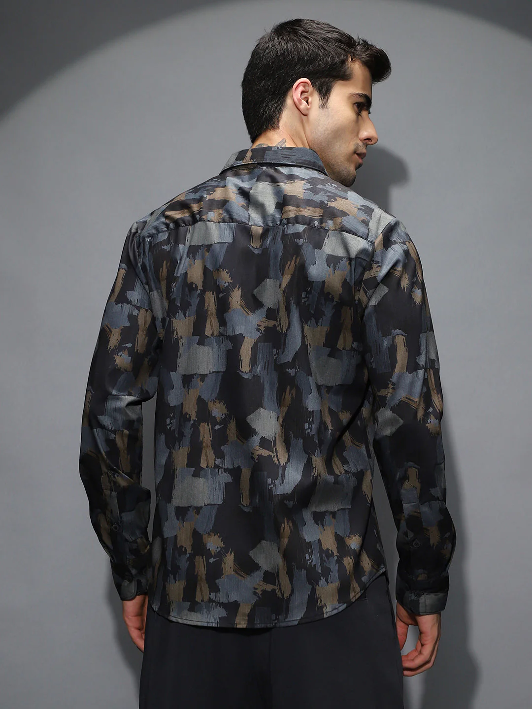 Fray-Stroke Imprint Shirt - Image 3