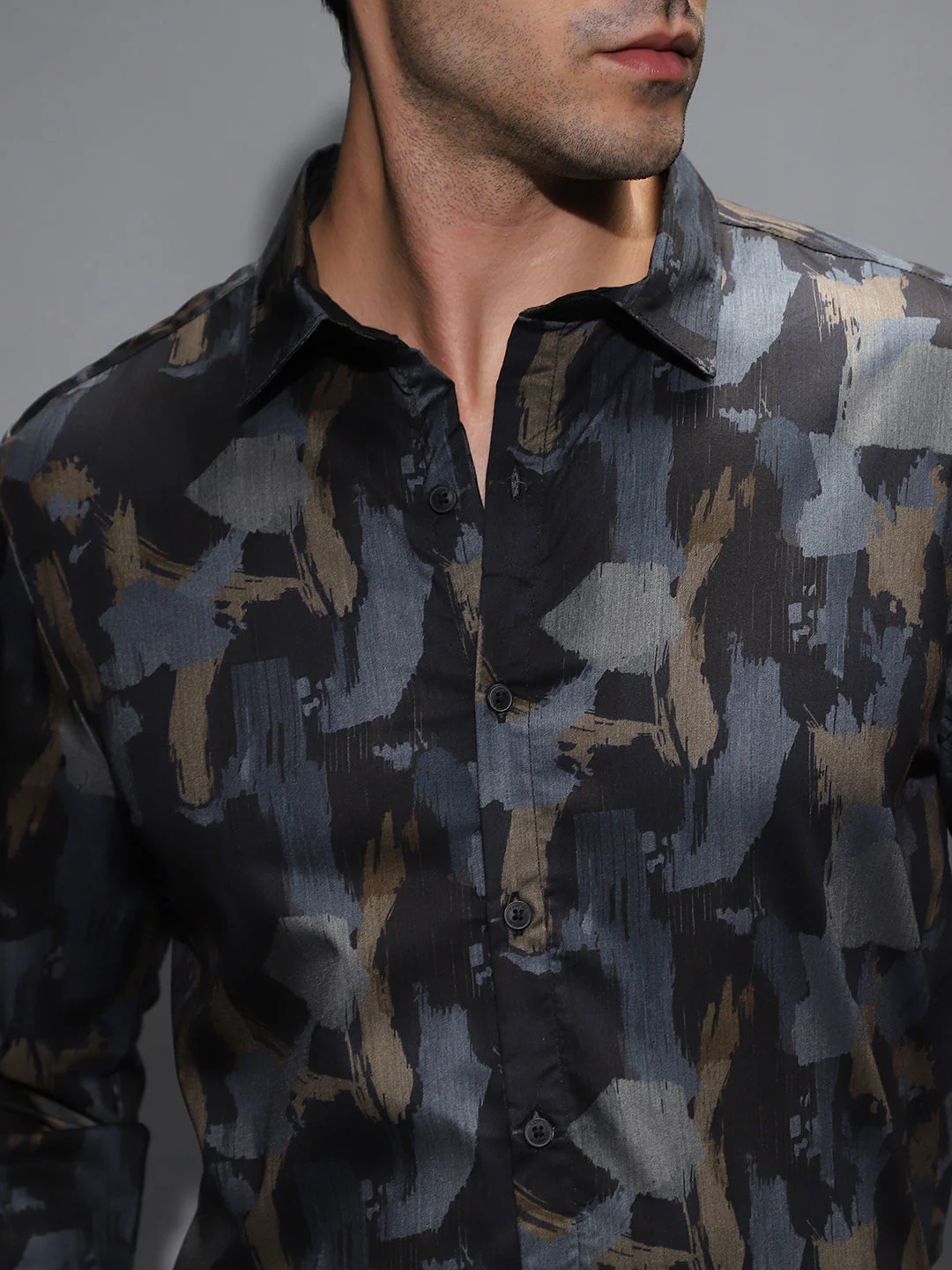 Fray-Stroke Imprint Shirt - Image 6