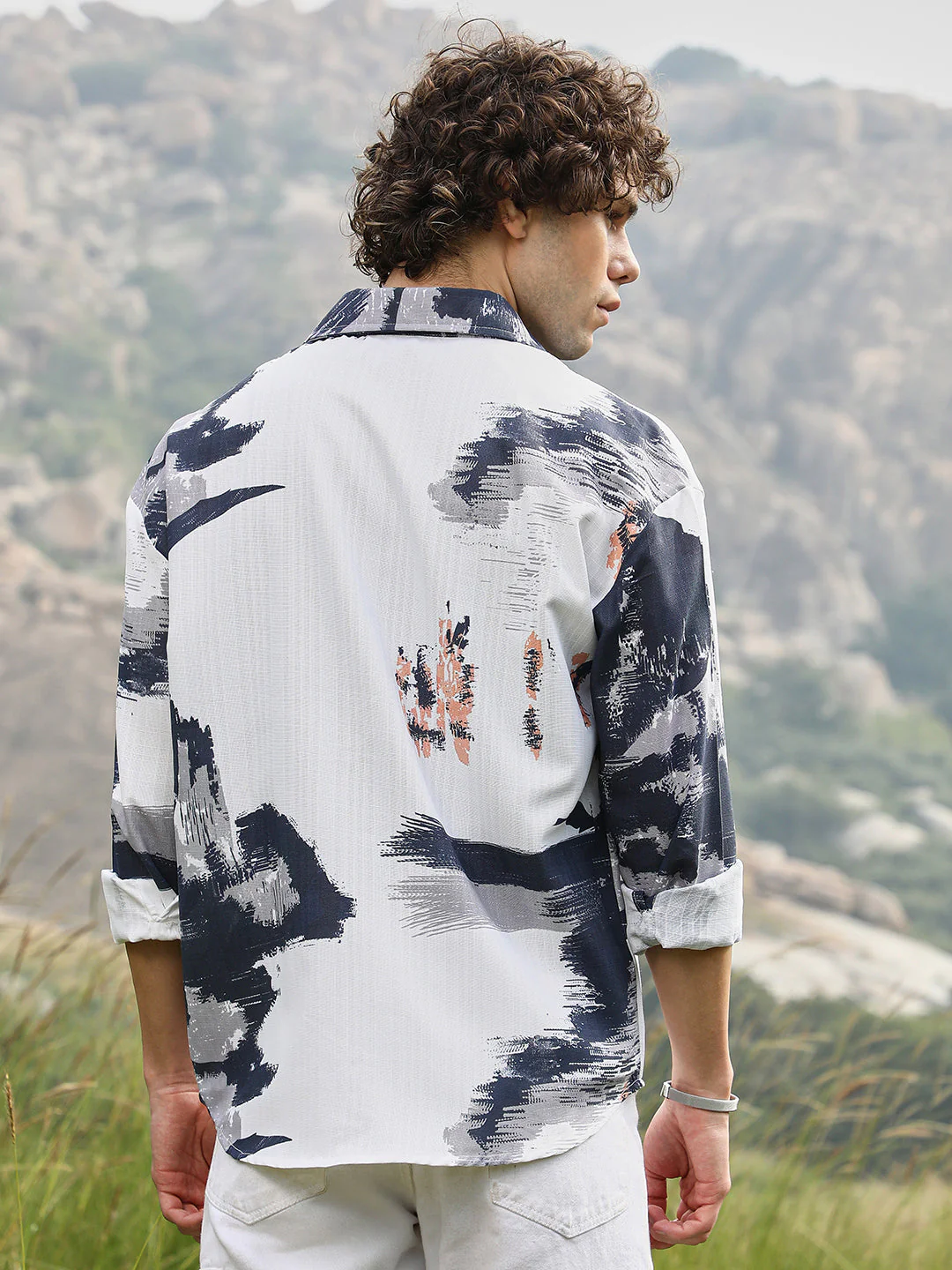 Ethereal Strokes Oversized Shirt - Image 4
