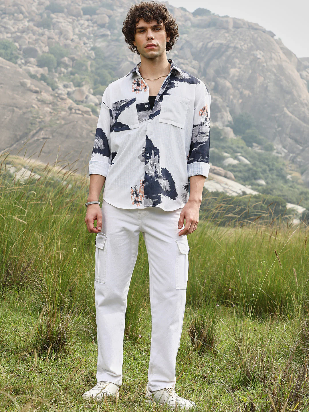 Ethereal Strokes Oversized Shirt - Image 5
