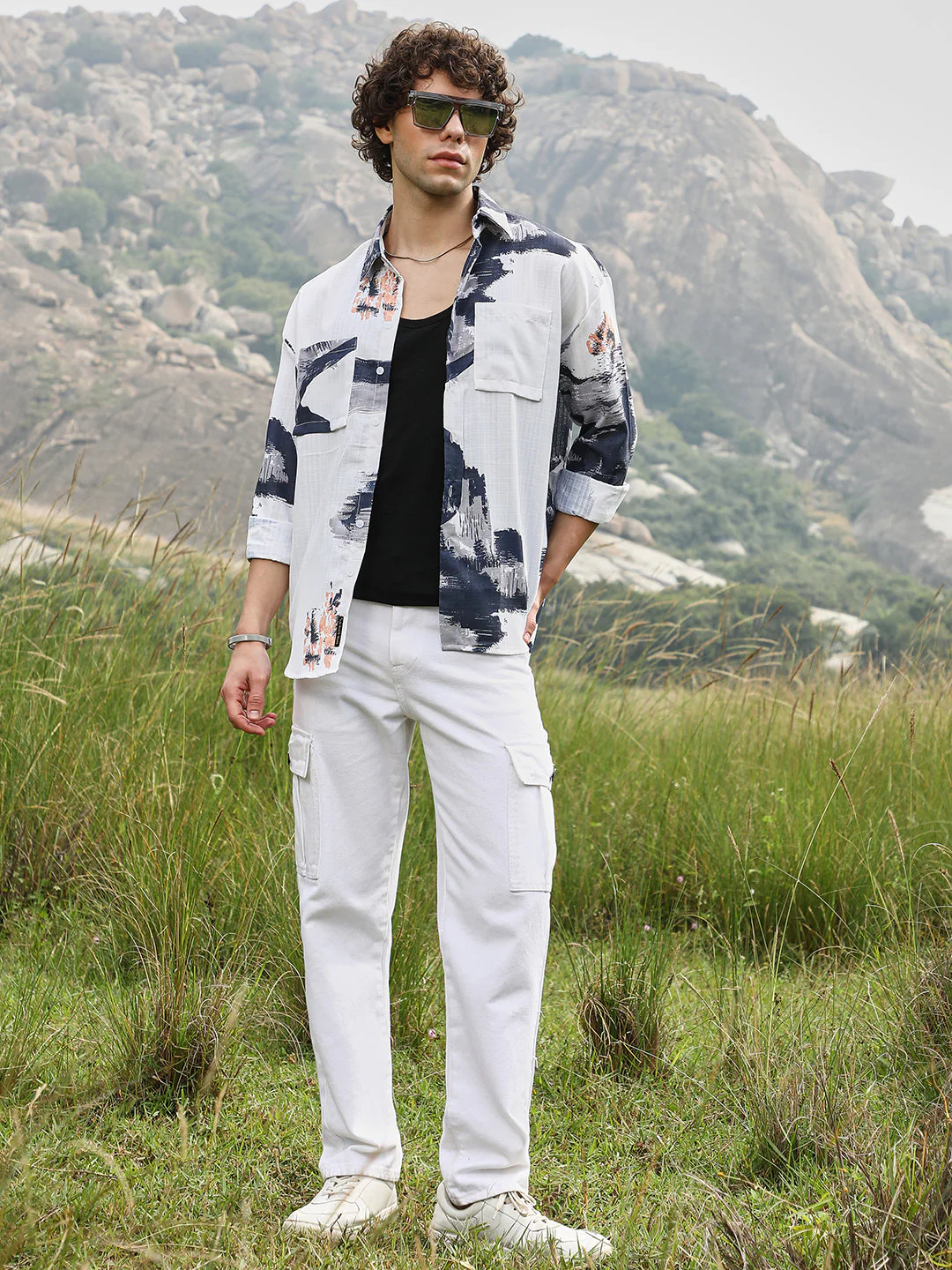 Ethereal Strokes Oversized Shirt - Image 6
