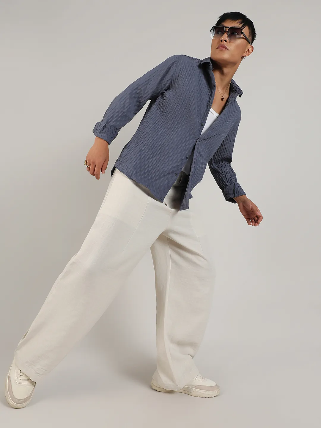 Crinkled-Weave Shirt - Image 6