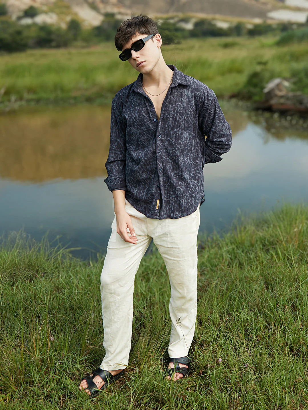 Faded Corduroy Oversized Shirt - Image 6