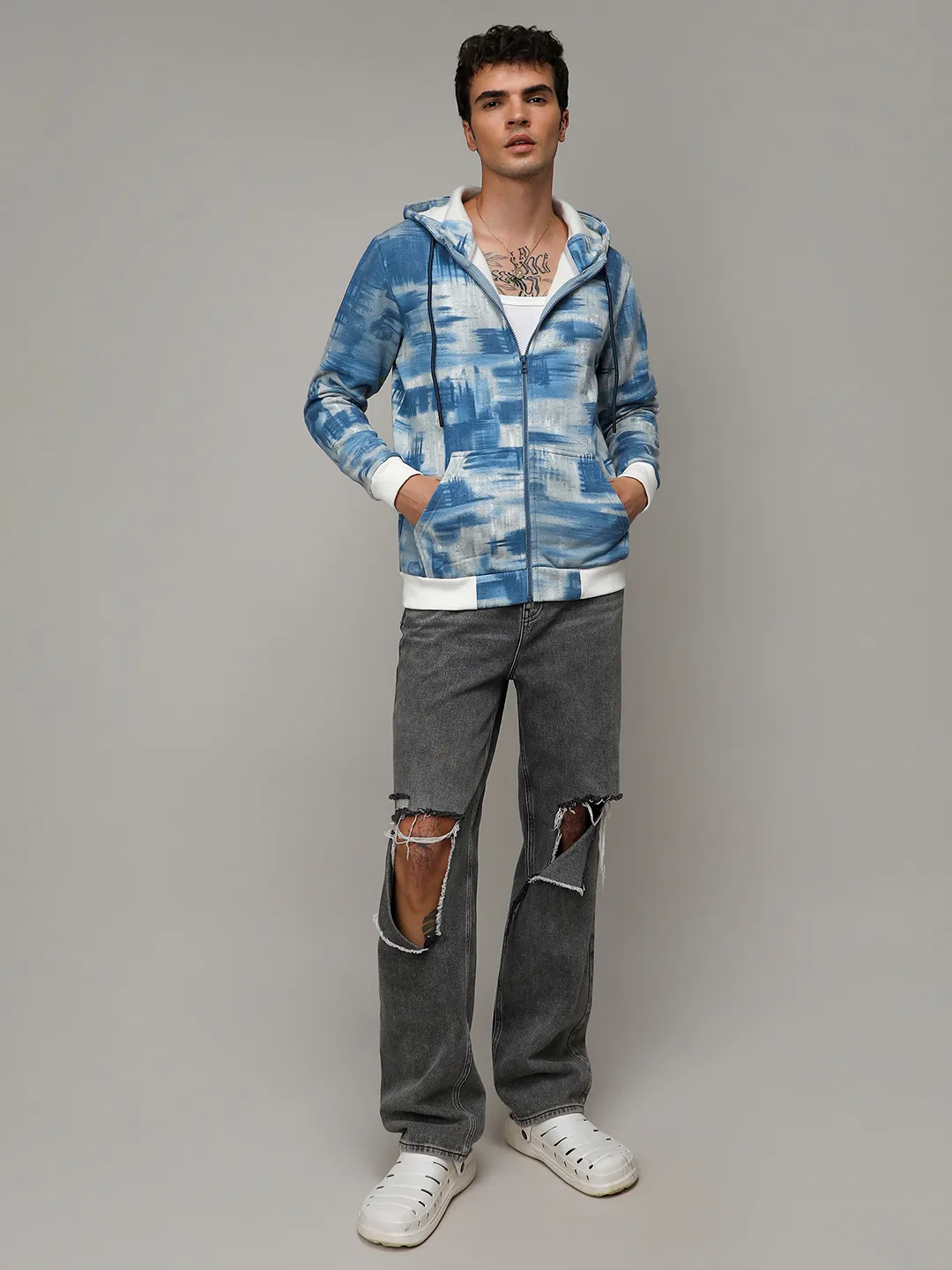 Abstract Strokes Hoodie - Image 13