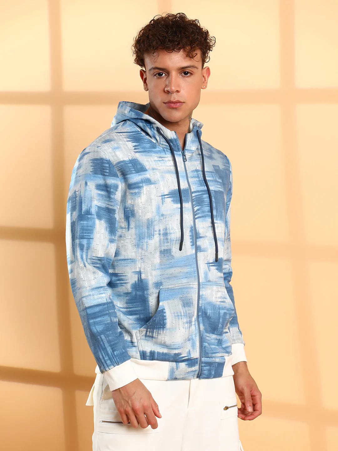 Abstract Strokes Hoodie - Image 3