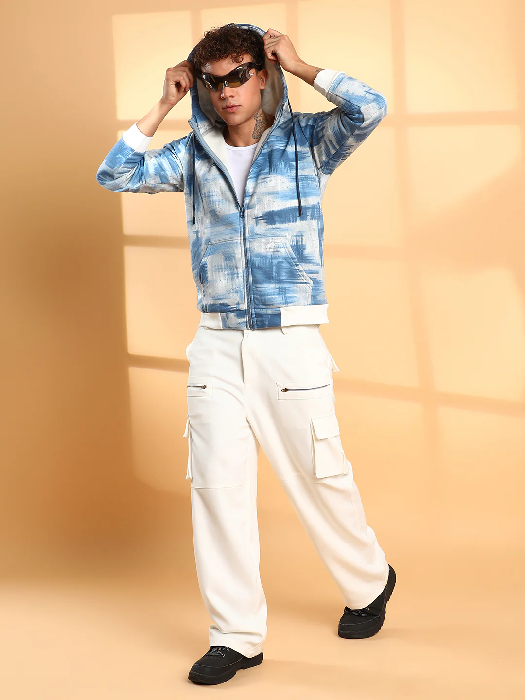 Abstract Strokes Hoodie - Image 6