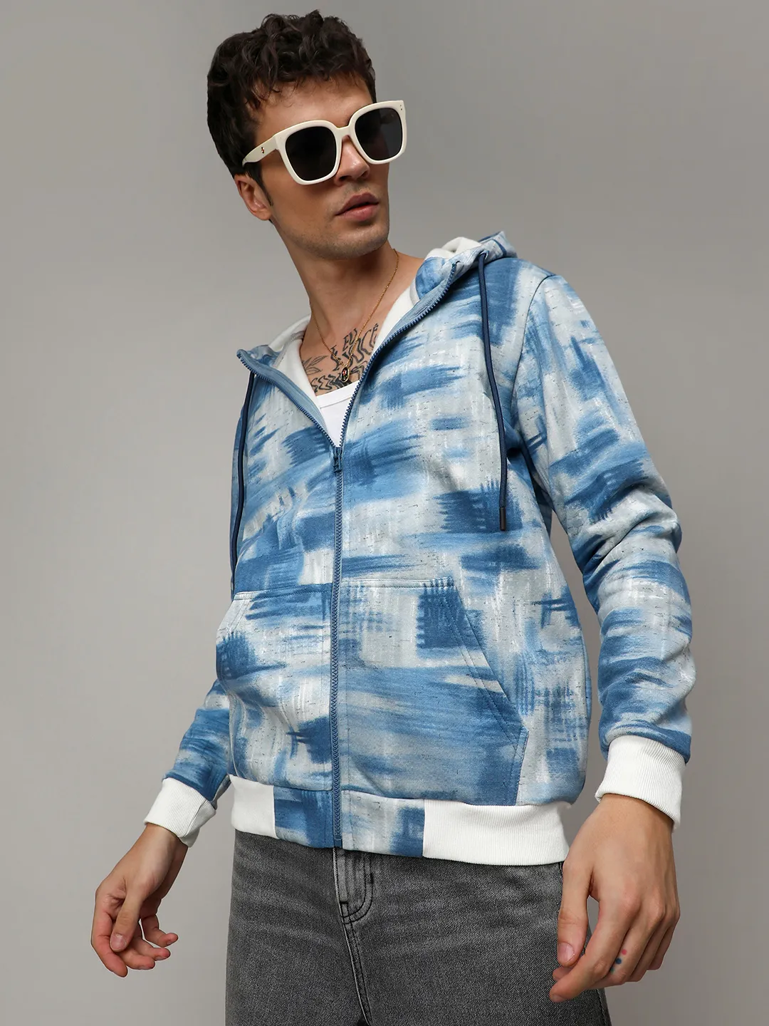 Abstract Strokes Hoodie - Image 9