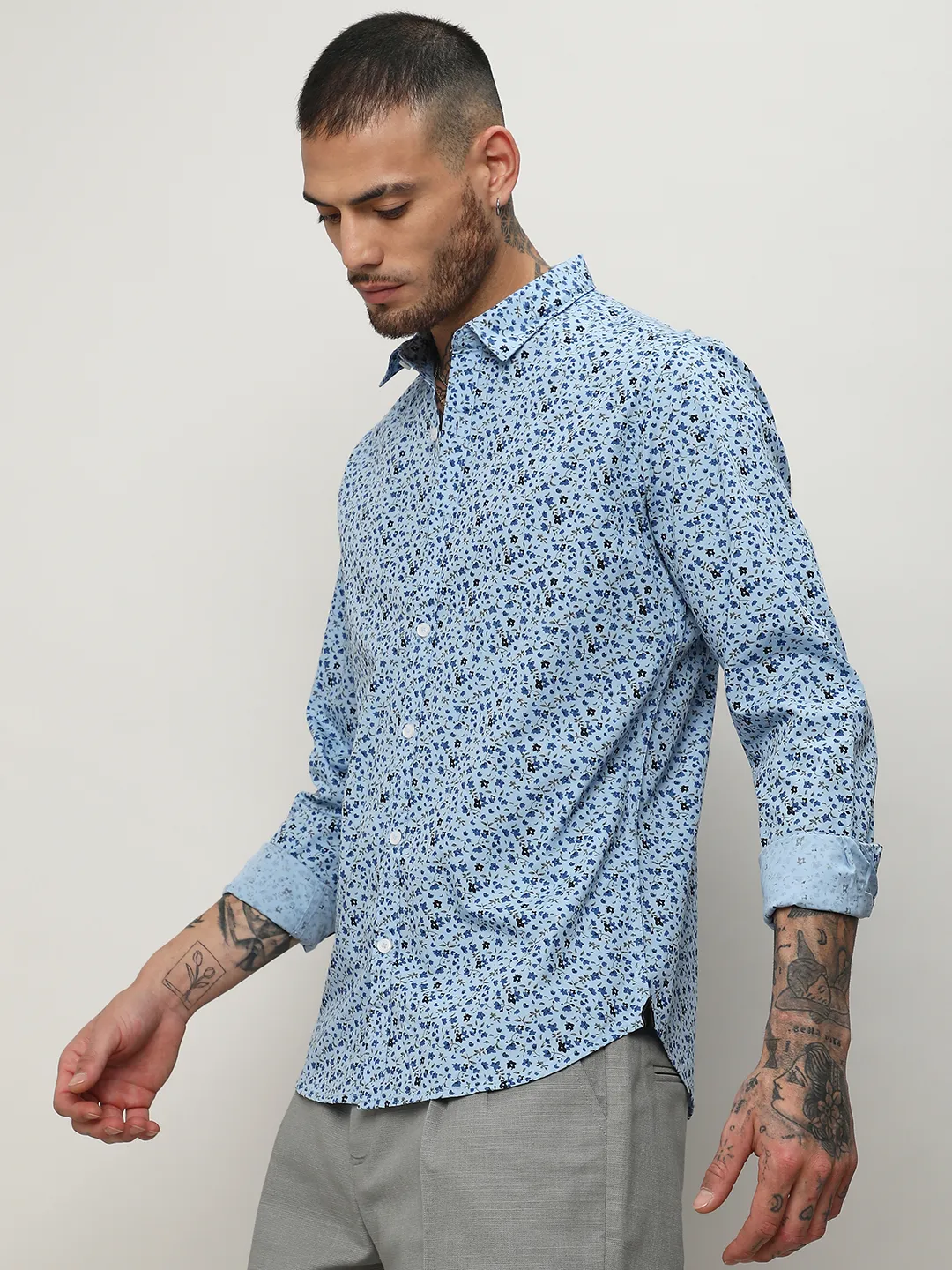 Micro Floral Shirt - Image 3