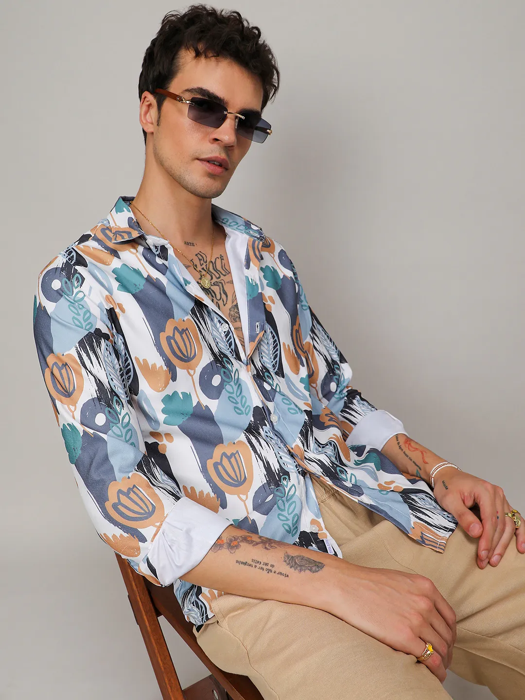 Foliage Strokes Shirt - Image 5
