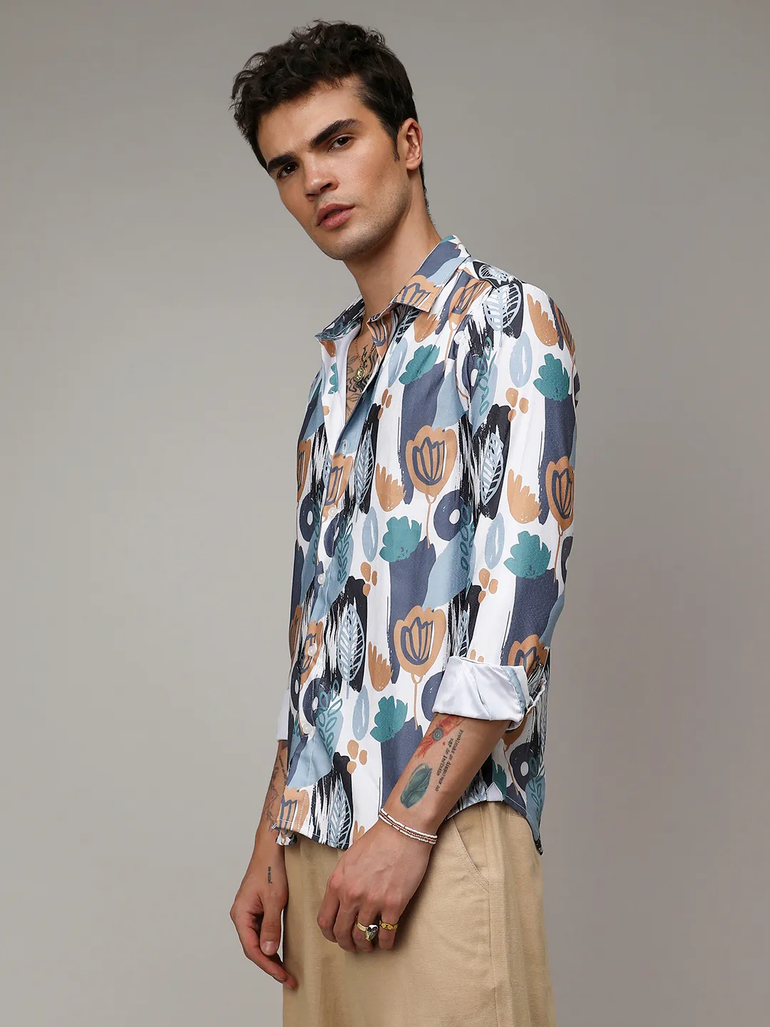 Foliage Strokes Shirt - Image 7