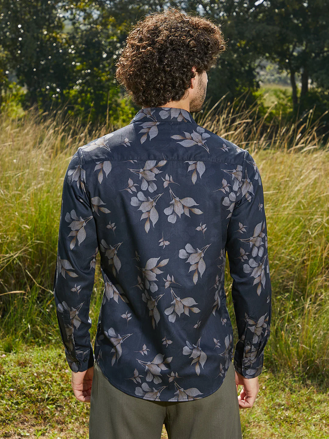 Stamped-Foliage Shirt - Image 4