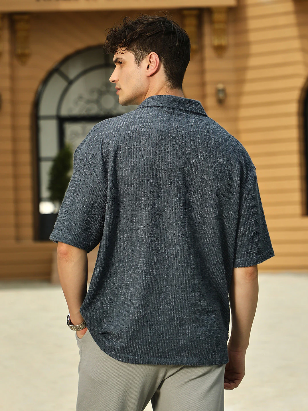 Tactile-Resort Oversized Shirt - Image 4