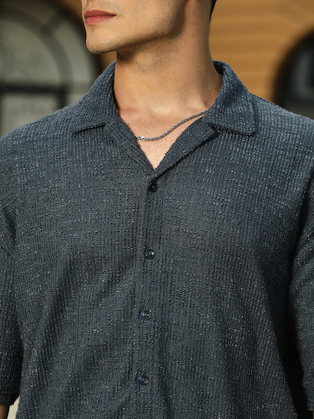 Tactile-Resort Oversized Shirt - Image 7