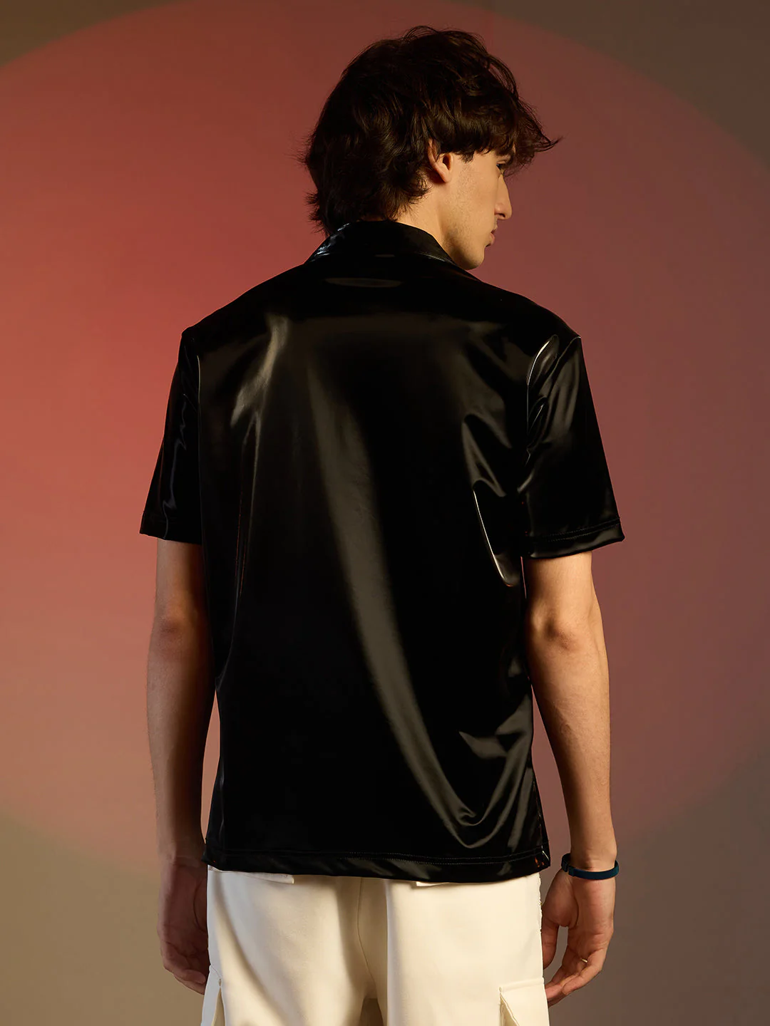 Patent Solid Shirt - Image 4