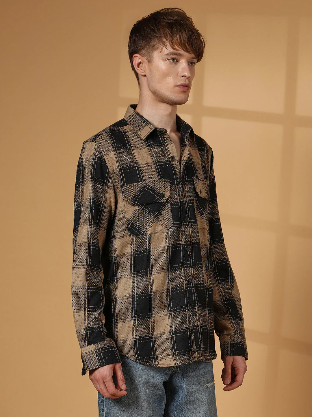 Buffalo Check Utility Shirt - Image 3