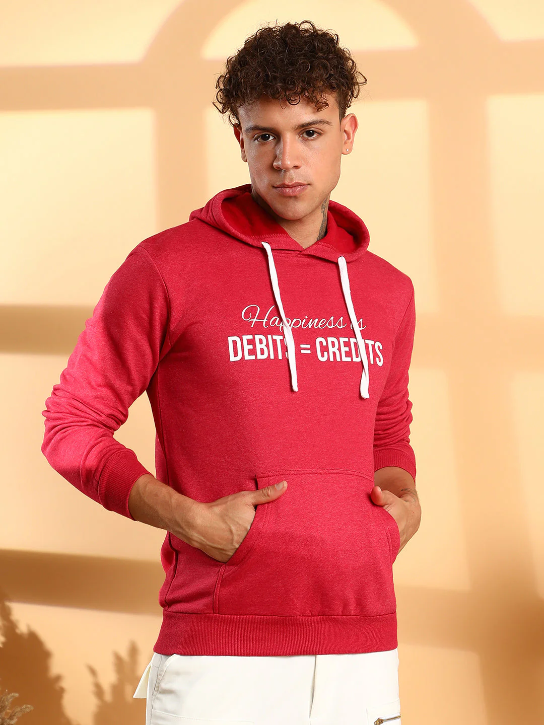 Happiness Is Hoodie With Kangaroo Pocket - Image 2