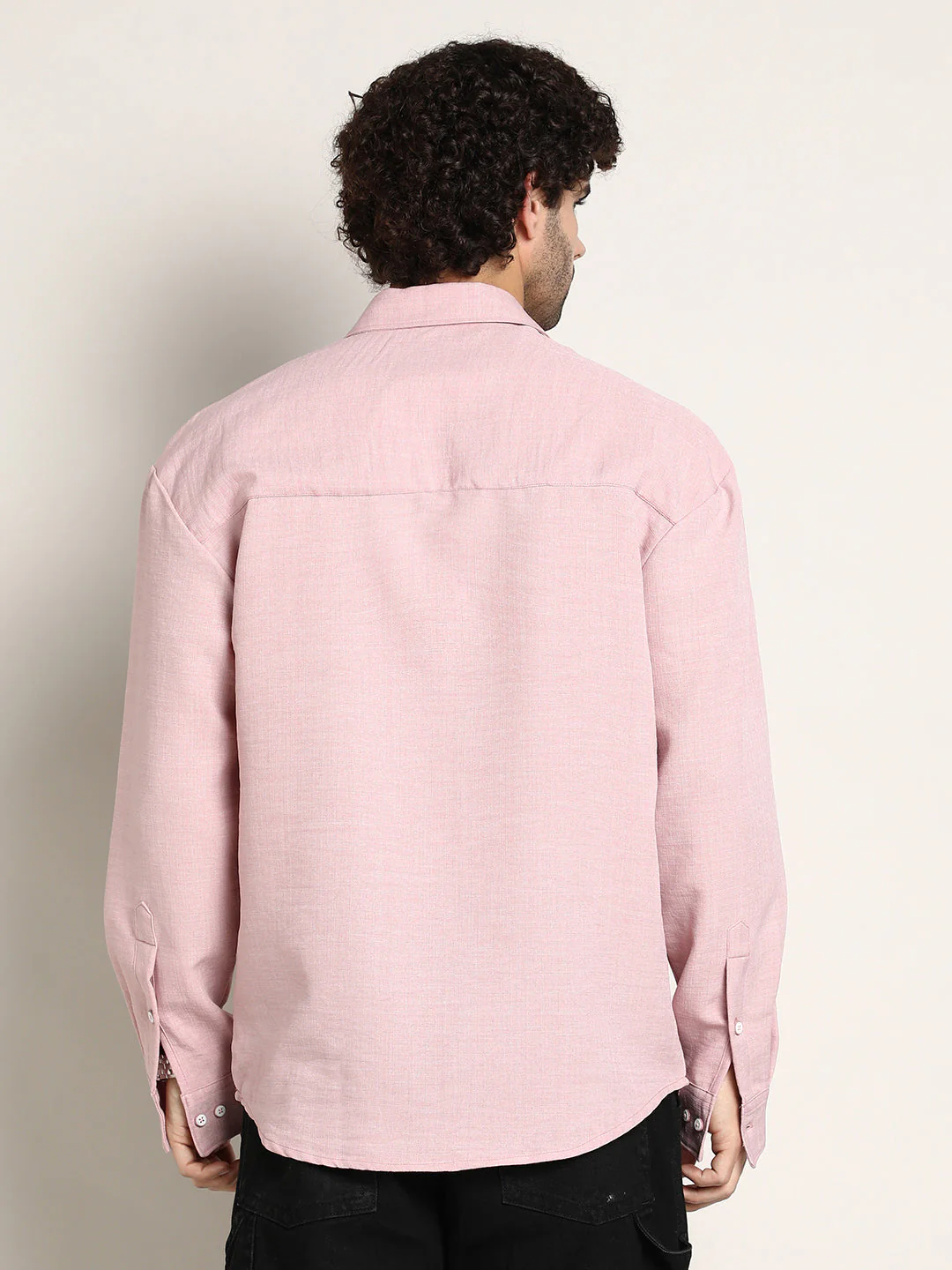 Modular Solid Oversized Shirt - Image 4