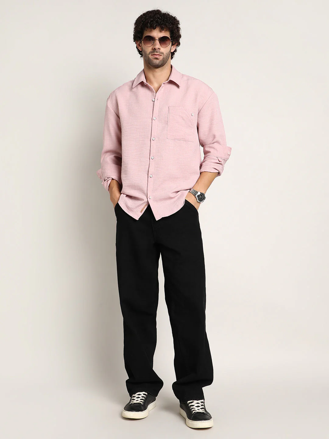 Modular Solid Oversized Shirt - Image 6
