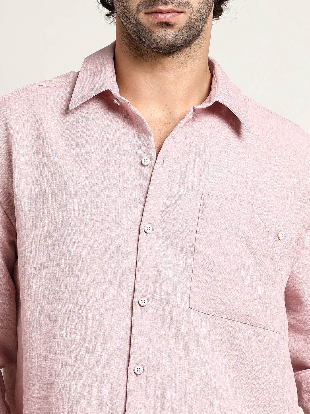 Modular Solid Oversized Shirt - Image 7