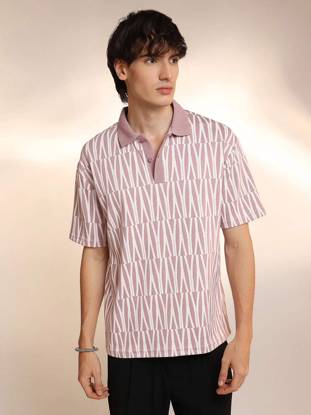 Veined Polo T-Shirt - Image 2