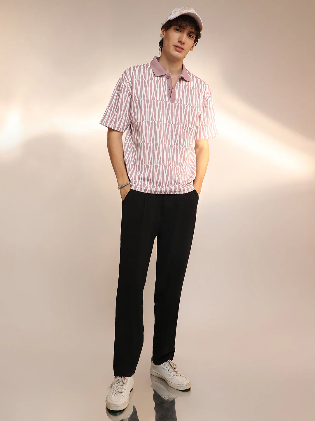 Veined Polo T-Shirt - Image 6