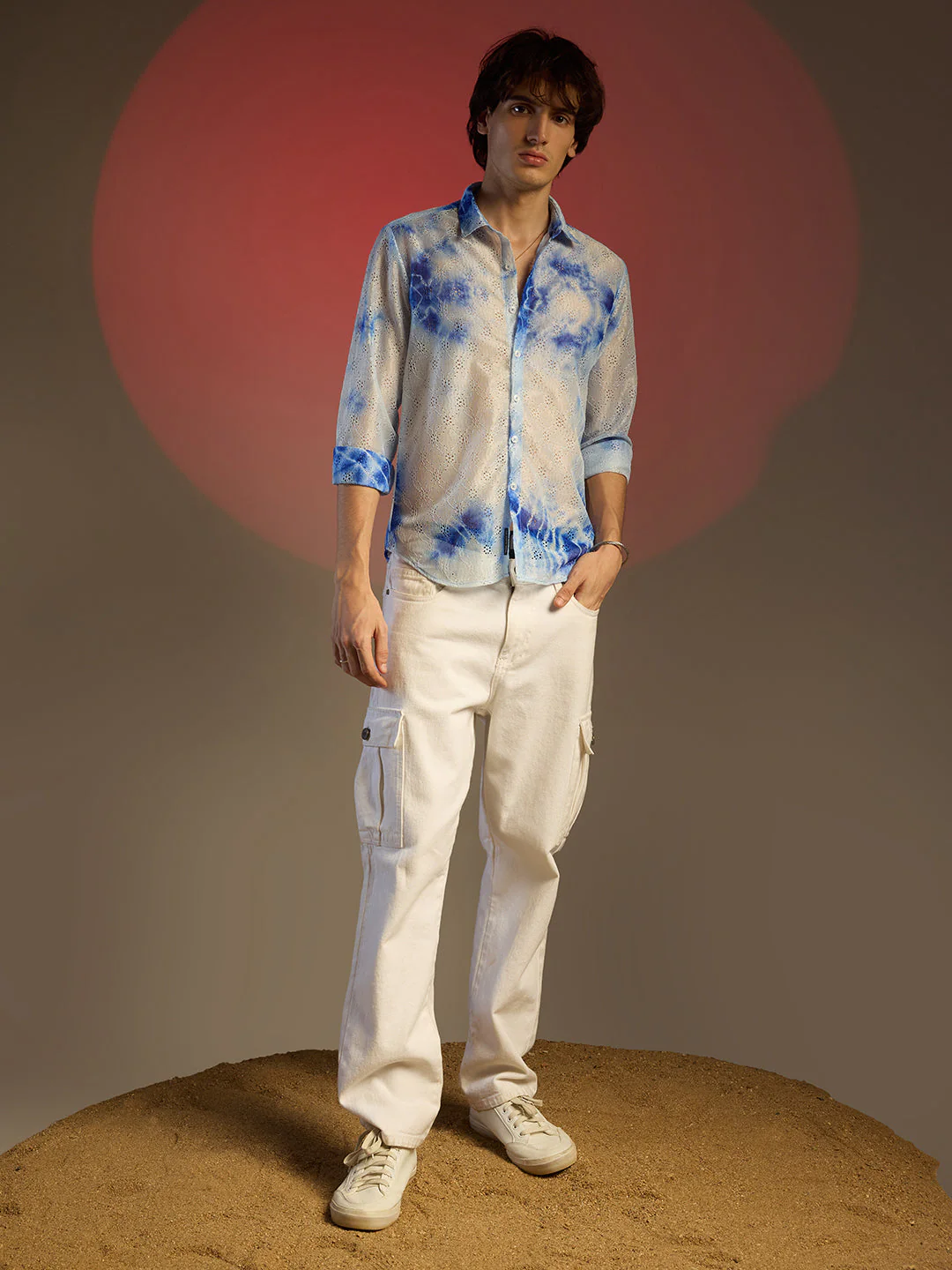 Tie-Dye Textured Shirt - Image 5