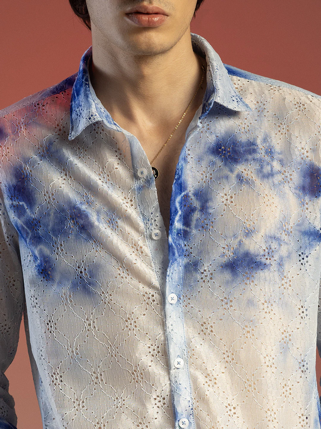 Tie-Dye Textured Shirt - Image 7
