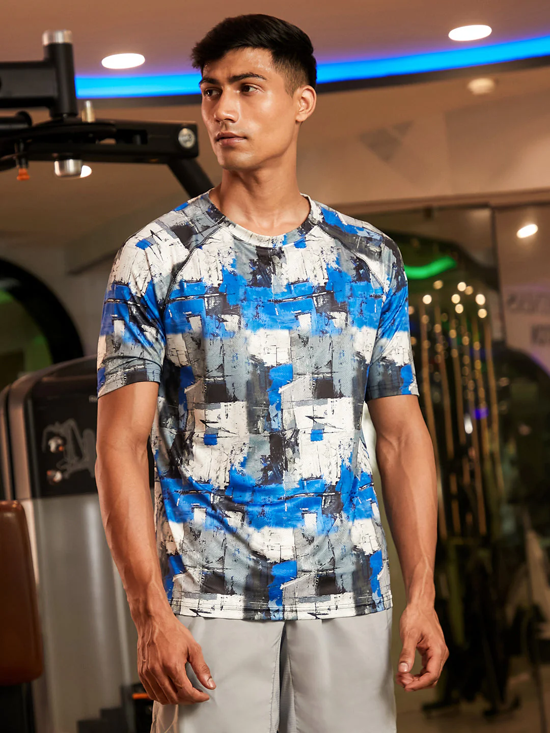 Abstract Activewear T-Shirt - Image 2