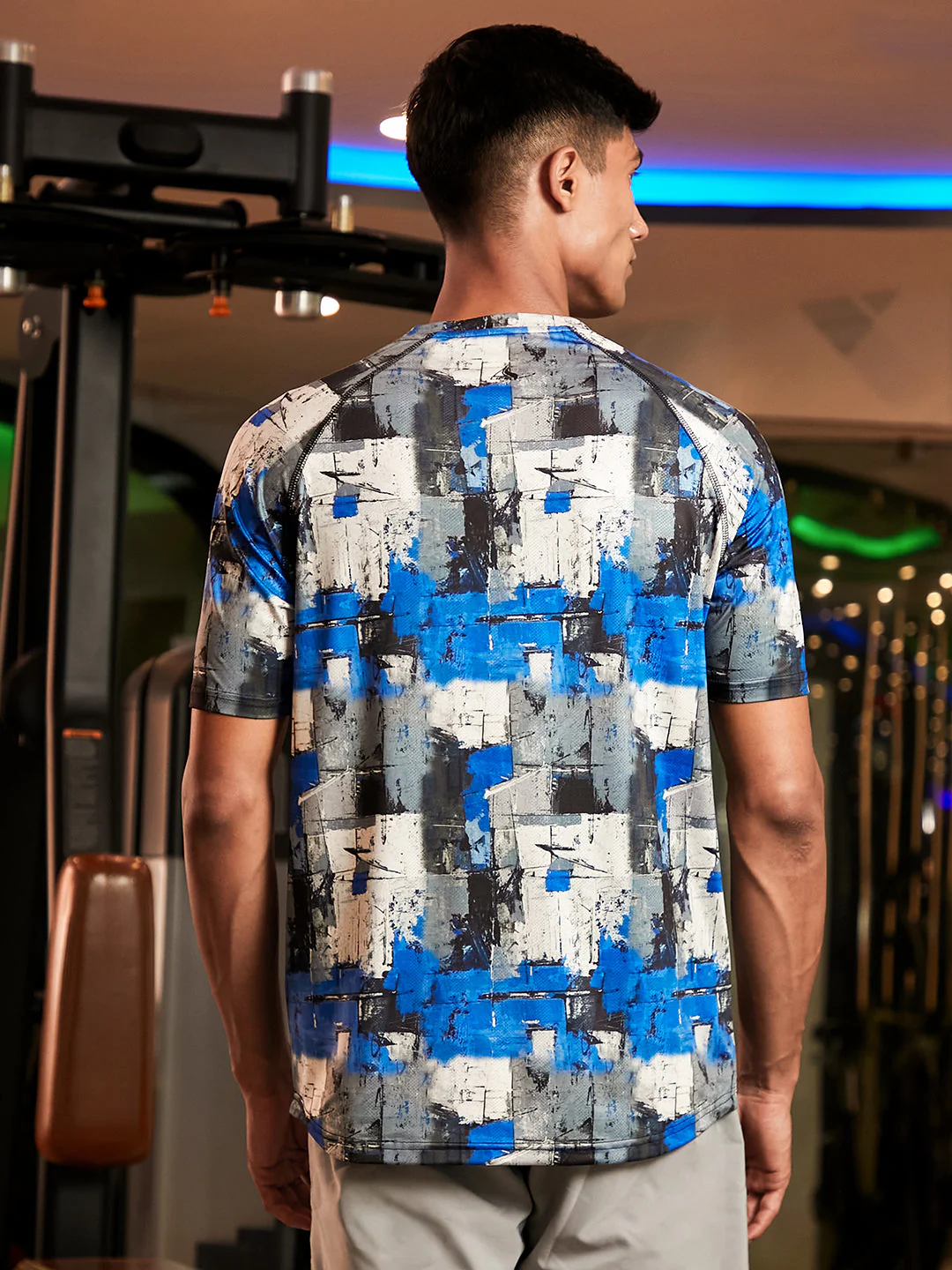 Abstract Activewear T-Shirt - Image 4