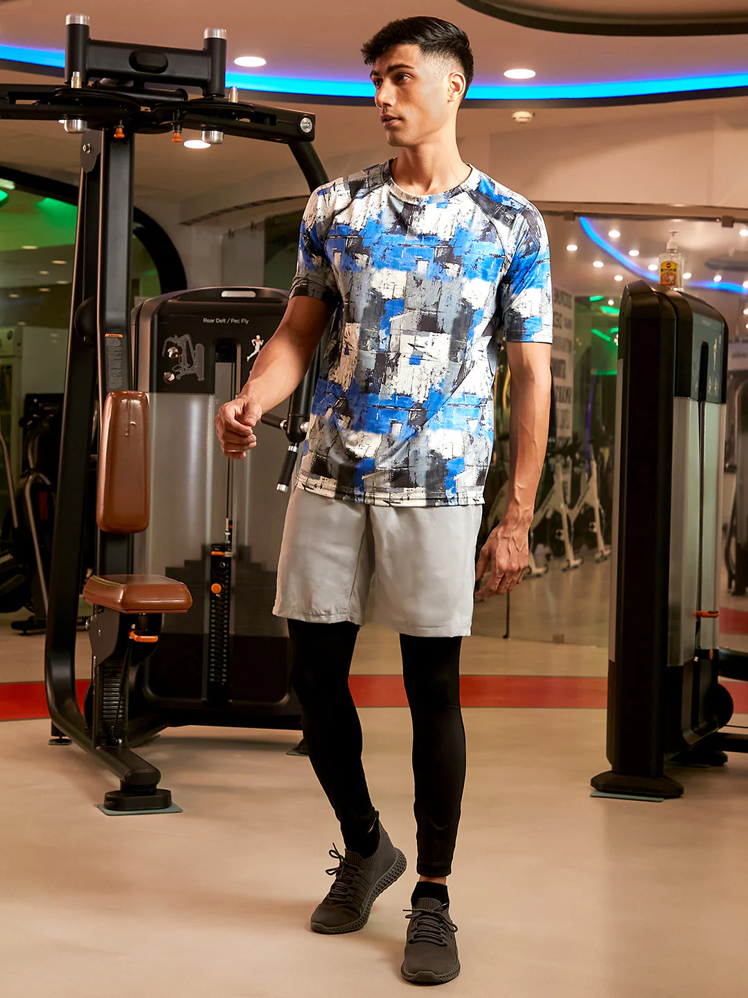 Abstract Activewear T-Shirt - Image 5