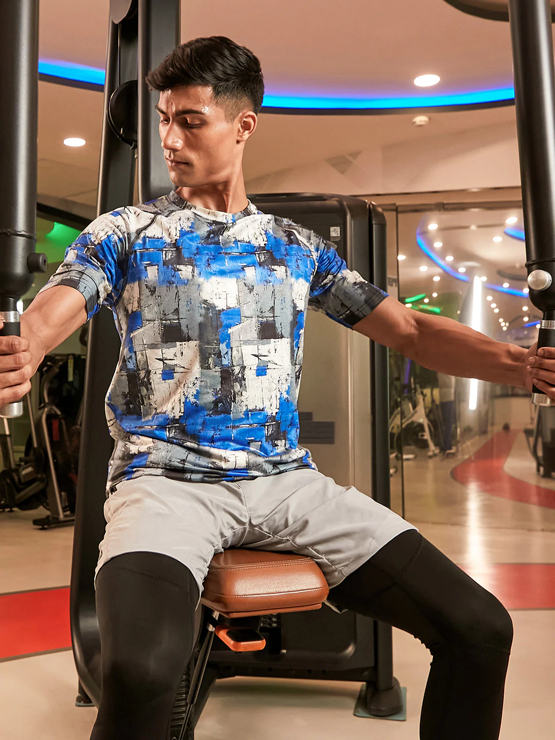 Abstract Activewear T-Shirt - Image 7