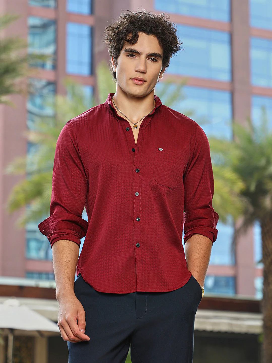 Houndstooth-Tactile Shirt - Image 2
