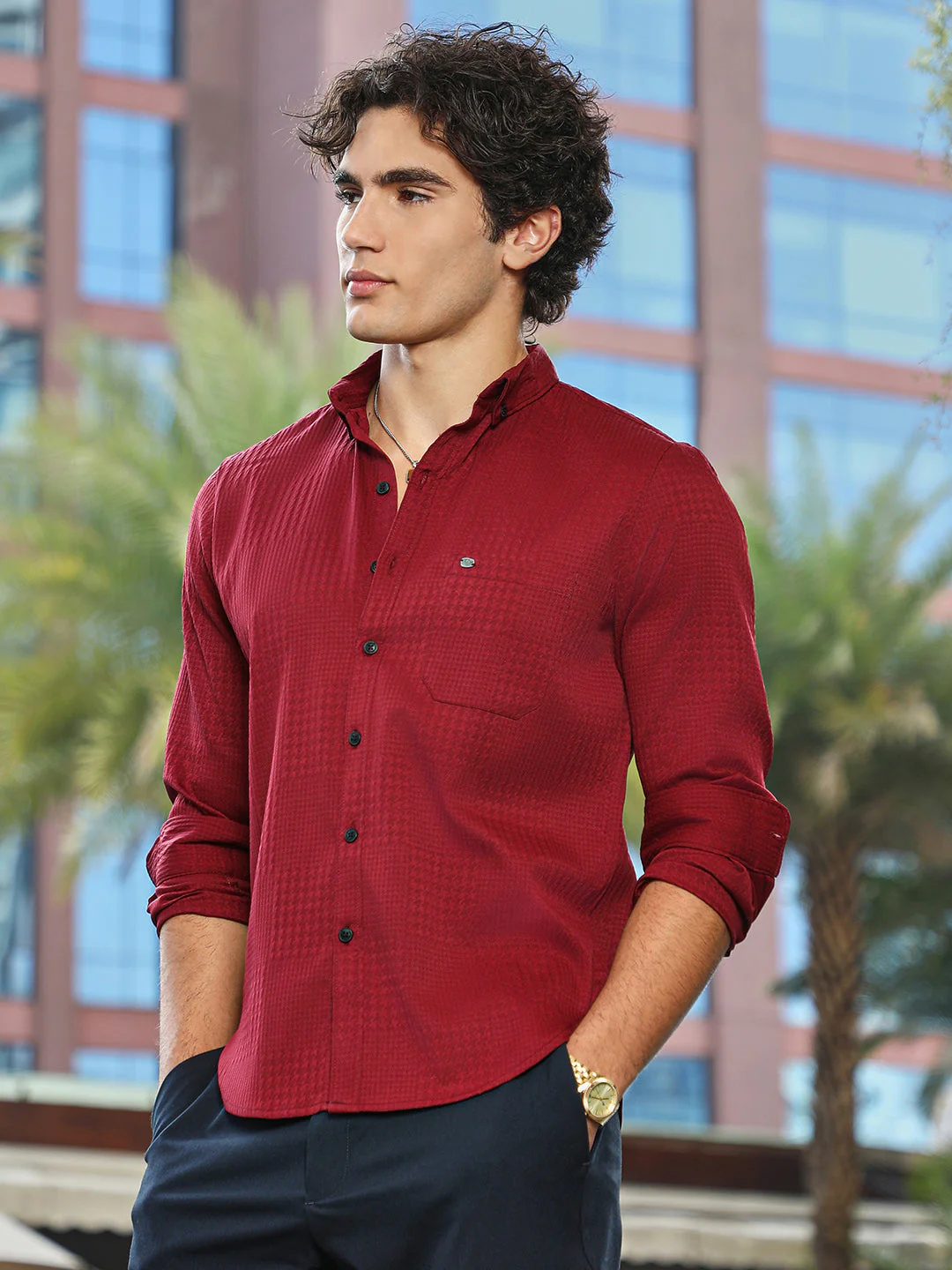 Houndstooth-Tactile Shirt - Image 3