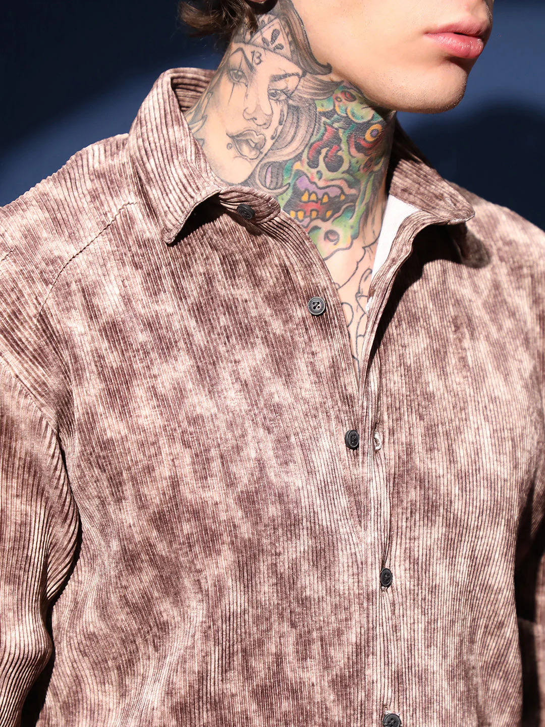 Faded Corduroy Relaxed Shirt - Image 7