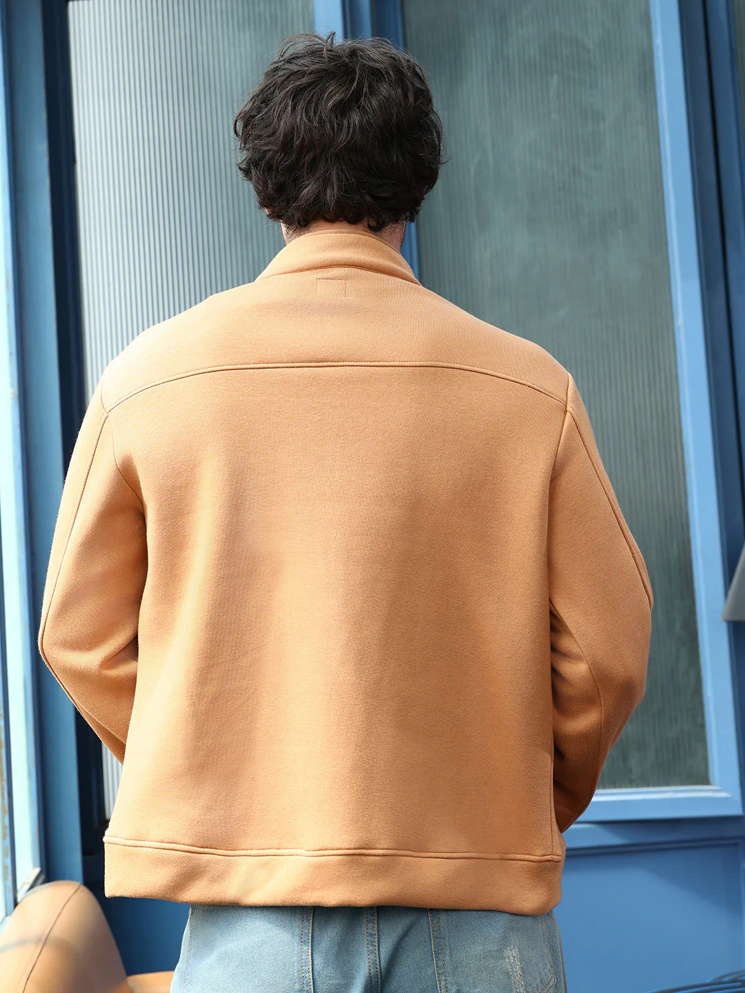 Panel-Stitch Knit Jacket - Image 4