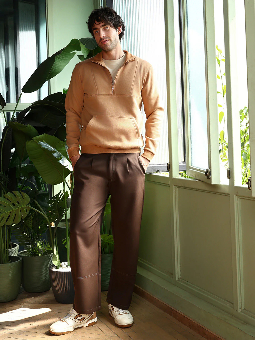 Panel-Stitch Knit Sweatshirt - Image 6