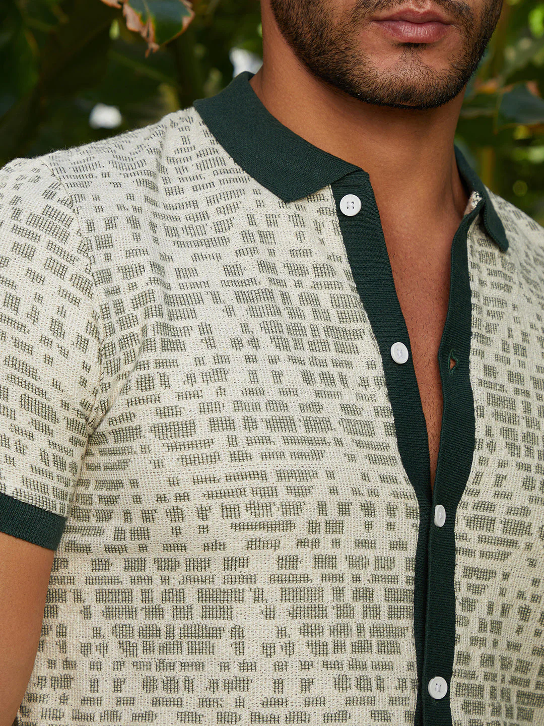 Geometrix-Knit Polo Shirt - Image 7